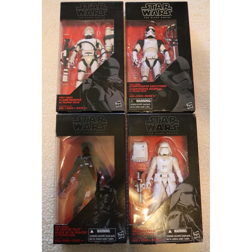 Star Wars Black Series First Order Stormtrooper Flametrooper Executioner All 4